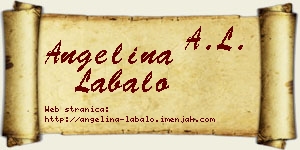 Angelina Labalo vizit kartica